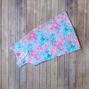Lilly Pulitzer Harper Dress -Magical Mary Unicorn & Floral Print - XL (12-14)
